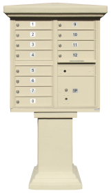 Parkview Stucco Tall Pedestal Wrap, Painted (Sandstone Color)