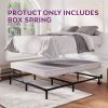 Queen size 5-inch Low Profile Metal Box Spring Mattress Foundation with Cover