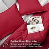 Full/Double Size All Season Super Soft Down Alternative Comforter Set Red