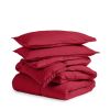 Twin/Twin XL Size All Season Super Soft Down Alternative Comforter Set Red