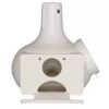 Round White Plastic Birdhouse for Purple Martins Tree Swallows and Bluebirds