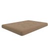 Full size 6-inch Thick Innerspring Futon Mattress in Tan