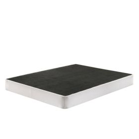 Twin size 8-inch Metal Frame Box-Spring Mattress Foundation with Cover