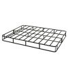 Twin size 8-inch Metal Frame Box-Spring Mattress Foundation with Cover