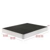 Twin size 8-inch Metal Frame Box-Spring Mattress Foundation with Cover