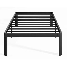 Twin XL Heavy Duty Metal Bed Frame Platform with Round Edge Legs