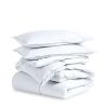 King/Cal King size Super Soft Microfiber Down Alternative Comforter Set White