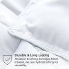 Twin/Twin XL size Super Soft Microfiber Down Alternative Comforter Set White