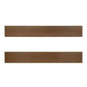 Walnut-colored Prefinished Tongue-and-groove Solid Bamboo Flooring