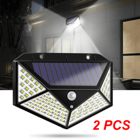 Solar Lights Outdoor Waterproof - Flood Lights With Motion Sensor, Courtyards, LED Solar Light For Streets, Courtyards,Parking Garages