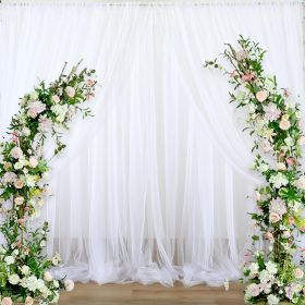 Wedding White Background Curtains