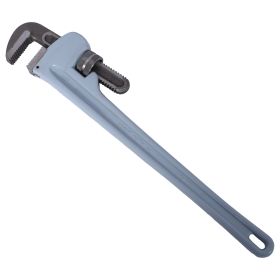 24 Inch Pipe Wrench Aluminum Straight Pipe Wrench Heavy Duty 24-Inch Plumbers Wrench,Easy To Carry, Hangable Design, For Water Pipes, Automotive Repai