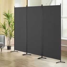 Room Divider, 3 Panel Room Dividers And Folding Privacy Screens, Fabric Partition Room Dividers For Office, Bedroom, Dining Room, Study, Freestanding,
