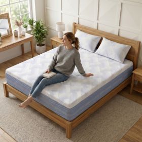 King Size Mattress 12 Inch High Density Soft Support Memory Foam Mattress Safety Certified