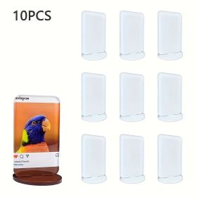 10-Piece Set Of Insta-Style Acrylic Heat Transfer Desktop Displays, Heat Sublimation Stand
