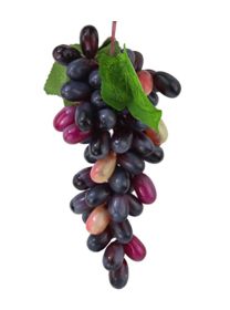 2 Bunches Artificial Fruit Grapes Fake Fruits Simulation Lifelike Grapes [F]