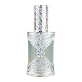 40ML Silver Antique Spray Perfume Dispenser Bottle Frosted Glass Empty Toner Bottle Refillable Container