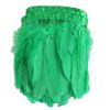 Green Goose Feathers Trim Fringe DIY Dress Sewing Craft Feather Clothing Costumes Party Decoration,2 Yards