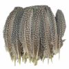 50 Pcs Artificial Chicken Feathers Spotted Feathers for DIY Craft, Jewelry Clothing Decor, 4-8 inch