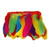 Rainbow Goose Feathers Trim Fringe DIY Dress Sewing Craft Feather Clothing Costumes Party Decoration,2 Yards
