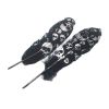 50 Pcs 4-6 Inch Black Feathers Halloween Skull DIY Feather for Dream Catcher Crafts Clothing Decoration