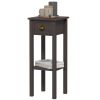 2-Tier Side Table with Drawer Shelf, End Table for Living Room Hallway, Coffee