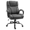 Vinsetto Big & Tall Office Chair. Executive Computer Chair with Adjustable Height, Swivel Wheels, 500lbs, Dark Gray