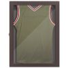 HOMCOM Sports Jersey Display Case 235x315 UV Protection Frame Wall Mount Brown