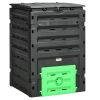 Compost Bin 120 Gallon Lightweight Sturdy with Vents Sliding Doors for Fertile Soil Creation