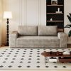71" 3Setaser Sofa,Corduroy Fabric,Deep Seat Couches,Comfy Loveseat Sofa,No Assembly,1pcs for Living room, Bedroom,Conference room ,Apartment,Camel