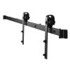 VEVOR 6FT Sliding Barn Door Hardware Kit for Single Sliding Barn Door Black