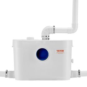 VEVOR Macerating Toilet System with 700W Pump Upflush Toilet For Basement