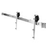 VEVOR 8FT Sliding Barn Door Hardware Kit for Single Sliding Barn Door Silver