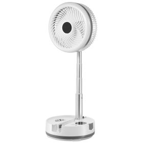 10 inch Foldable Rechargeable Oscillating Fan 3 in 1 Remote 9 Speeds