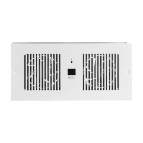 4 Inch Room to Room Fan 2-in-1 300 CFM Through Wall Fan Remote Control