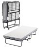 Rollaway Bed, 38 in x 75 in Folding Bed with 4 in Mattress, Twin Size Foldable Bed with Sturdy Metal Frame & Memory Foam Mattress