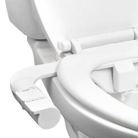 Bidet Attachment for Toilet Self-Cleaning Dual Nozzles Adjustable Pressure