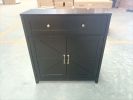 Kitchen Sideboard Buffet Cabinet,Farmhouse Storage Cabinet with Drawer and Adjustable Shelf,Barn Door Accent Cabinet for Kitchen,Dining Room,Entryway