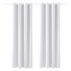 2 Set Blackout Curtain Grommet Window Panel Thermal Insulated Drapes 52x84 inch