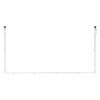 Over The Table Rod Stand with Clamps, 13"-42'' Tall & 28"-98" Length Adjustable, Metal Table Arch Stand, Tabletop Balloon Arch Frame for Wedding Birth