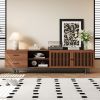 78 inch Modern TV Stand for TVs up to 85", Entertainment Center with Deep Drawers & Cable Management, Soft-Closing Hinges