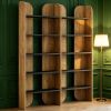 (old sku: S05790544 ) Modern Display Shelves,Spacious Bookshelf, 5-Tier Bookcase