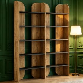 (old sku: S05790544 ) Modern Display Shelves,Spacious Bookshelf, 5-Tier Bookcase