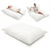 Beige Convertible Corduroy Bean Bag Floor Sofa for Adults, 76.5x55 Inch Sponge Filling Foldable Floor Mattress Guest Bed