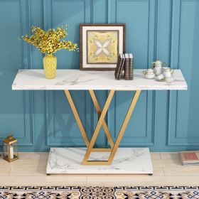 [Replace code:20066567]Console Table, Industrial Hallway Table for Entryway, 42 Inch Entryway Tables Narrow Sofa Table for Living Room