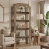 70.9 Inch 5-Tier Open Bookcase Freestanding Bookshelf for Living Room Bedroom Storage Organizer