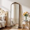 66"x 21" Vintage Arched Full Length Mirror Floor Mirror with Metal Frame, Antique Bronze