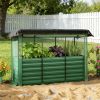 Flower pot box, elevated garden bed, planting box, planting bed, green