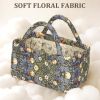 Fabric Storage Basket 2 Pack,Large and Mini  Laundry Nursery Hamper Portable Folding Organizer for Car Bedroom
