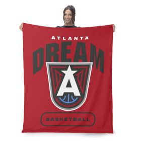 Atlanta Dream WNBA High Block Silk Touch Throw Blanket 50 x 60 inches